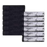 Cotton Marble and Solid Medium Weight Face Towel/ Washcloth Set of 12 - Face Towel by Superior