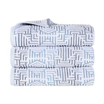 Cotton Modern Geometric Jacquard Plush Absorbent Bath Towel Set of 3 - Bath Towel by Superior