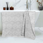 Cotton Modern Geometric Jacquard Plush Bath Sheet Set of 2 - Bath Sheet by Superior