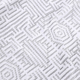 Cotton Modern Geometric Jacquard Plush Bath Sheet Set of 2 - Bath Sheet by Superior