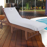 Cotton Monogrammed Patio Chaise Lounge Chair Cover - Beach Towel by Superior