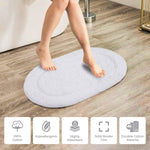 Cotton Non Slip Oval 2 Piece Bath Rug Set - Bath Rugs by Superior