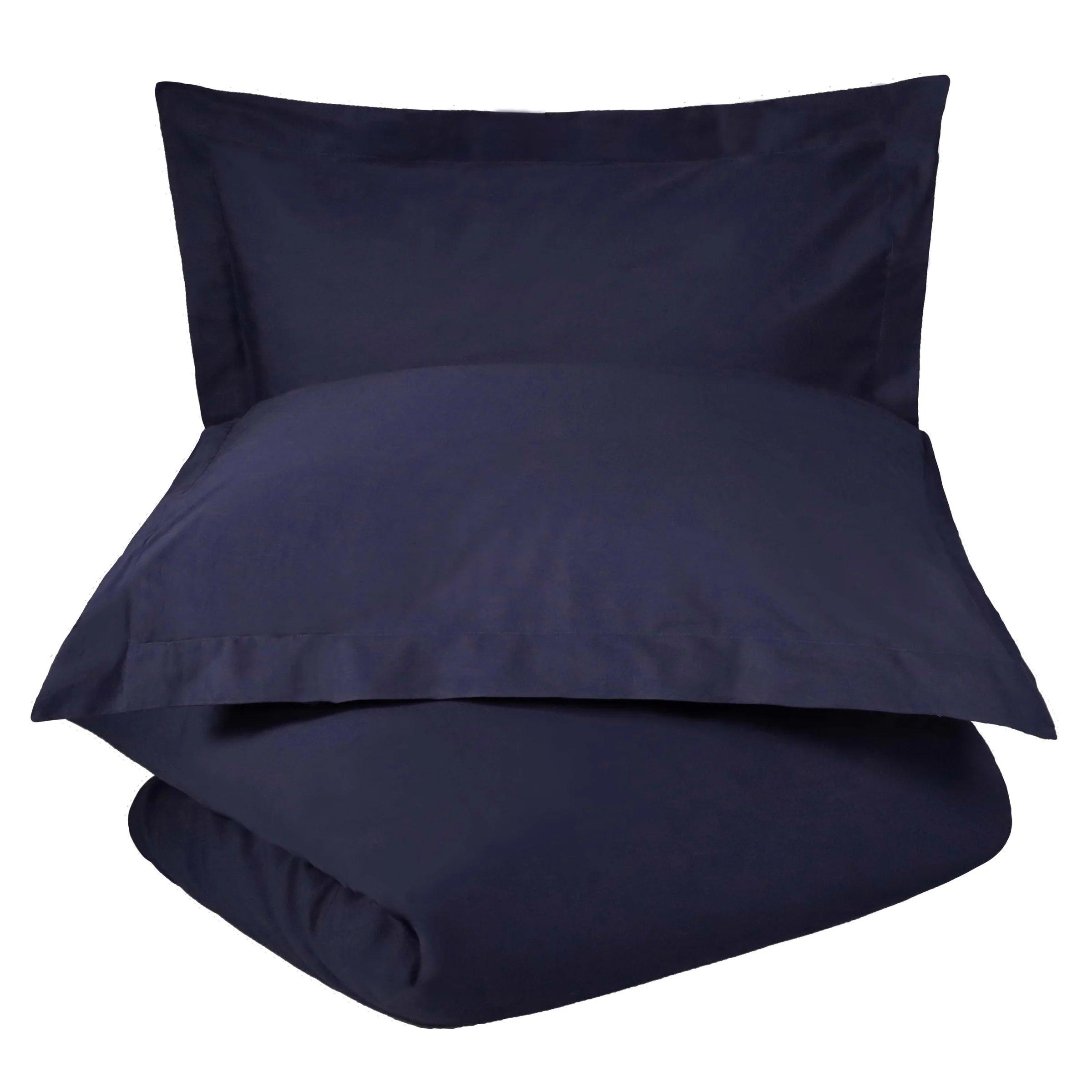 Cotton Percale Modern Traditional Duvet Cover Set - Duvet Cover Set by Superior