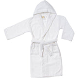 Cotton Terry Bath Robe Boys Girls Kids Unisex Hooded Bathrobe - Kids Bath Robe by Superior