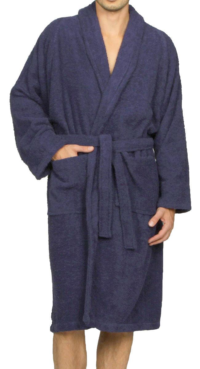 Cotton Ultra Soft Terry Bath Robe Adult Unisex Lightweight Bathrobe - Bath Robe by Superior