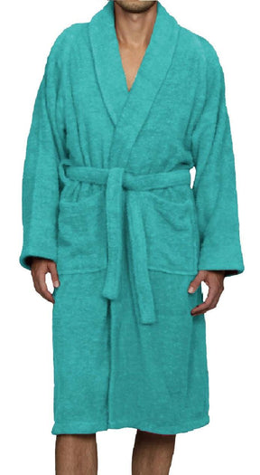 Cotton Ultra Soft Terry Bath Robe Adult Unisex Lightweight Bathrobe - Bath Robe by Superior