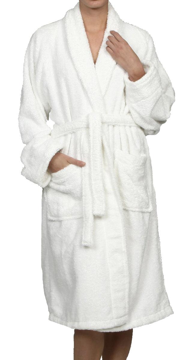 Cotton Ultra Soft Terry Bath Robe Adult Unisex Lightweight Bathrobe - Bath Robe by Superior