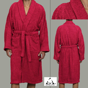 Cotton Ultra Soft Terry Bath Robe Adult Unisex Lightweight Bathrobe - Bath Robe by Superior