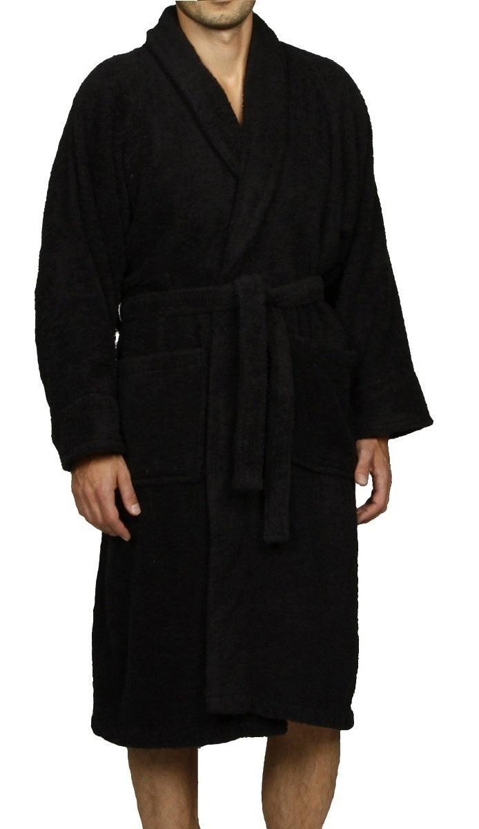 Cotton Ultra Soft Terry Bath Robe Adult Unisex Lightweight Bathrobe - Bath Robe by Superior