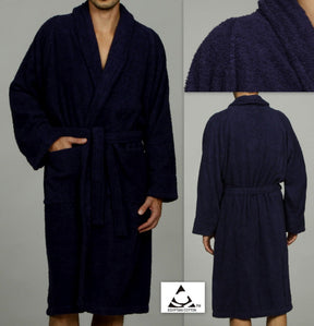 Cotton Ultra Soft Terry Bath Robe Adult Unisex Lightweight Bathrobe - Bath Robe by Superior