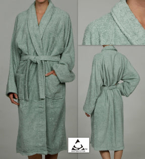 Cotton Ultra Soft Terry Bath Robe Adult Unisex Lightweight Bathrobe - Bath Robe by Superior