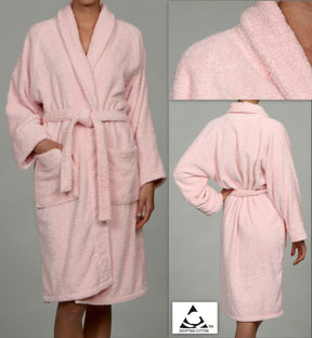 Cotton Ultra Soft Terry Bath Robe Adult Unisex Lightweight Bathrobe - Bath Robe by Superior