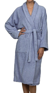 Cotton Ultra Soft Terry Bath Robe Adult Unisex Lightweight Bathrobe - Bath Robe by Superior