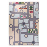 Country Road Non-Slip Kids Playroom Nursery Washable Indoor Area Rug - Rugs by Superior