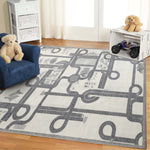 Country Road Non-Slip Kids Playroom Nursery Washable Indoor Area Rug - Rugs by Superior