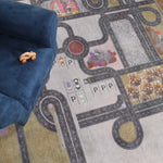 Country Road Non-Slip Kids Playroom Nursery Washable Indoor Area Rug - Rugs by Superior