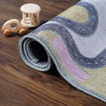 Country Road Non-Slip Kids Playroom Nursery Washable Indoor Area Rug - Rugs by Superior