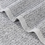 Destin Cotton Blend Medium Weight Ribbed Hand Towels, Set of 6 - Hand Towel by Superior