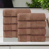 Eco-Friendly Cotton 8 Piece Hand Towel Set - Hand Towel Set by Superior