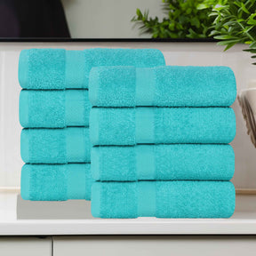 Eco-Friendly Cotton 8 Piece Hand Towel Set - Hand Towel Set by Superior