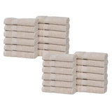 Eco-Friendly Cotton Absorbent 24-Piece Washcloth / Face Towel Set - Face Towel by Superior