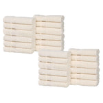 Eco-Friendly Cotton Absorbent 24-Piece Washcloth / Face Towel Set - Face Towel by Superior