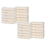 Eco-Friendly Cotton Absorbent 24-Piece Washcloth / Face Towel Set - Face Towel by Superior