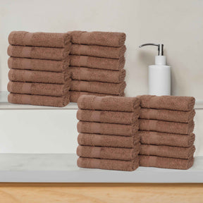 Eco-Friendly Cotton Absorbent 24-Piece Washcloth / Face Towel Set - Face Towel by Superior