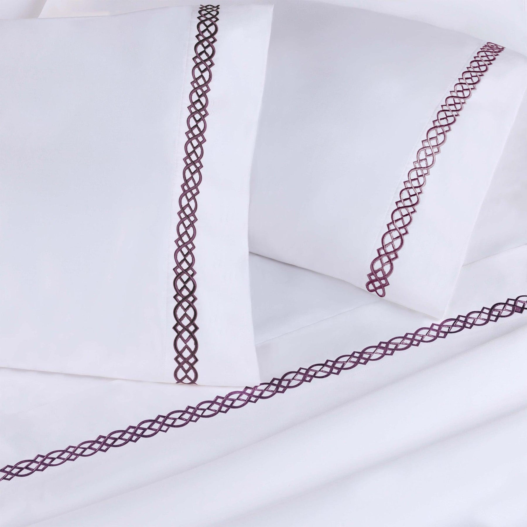 Egyptian Cotton 1000 Thread Count Embroidered Bed Sheet Set - Sheet Set by Superior