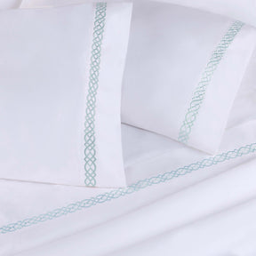 Egyptian Cotton 1000 Thread Count Embroidered Bed Sheet Set - Sheet Set by Superior