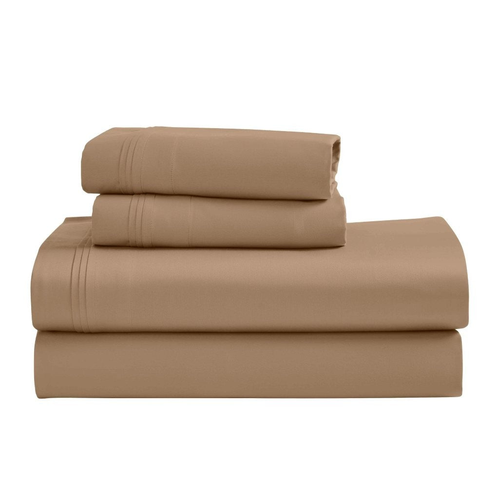 Egyptian Cotton 1000 Thread Count Solid Sheet Set Olympic Queen - Sheet Set by Superior