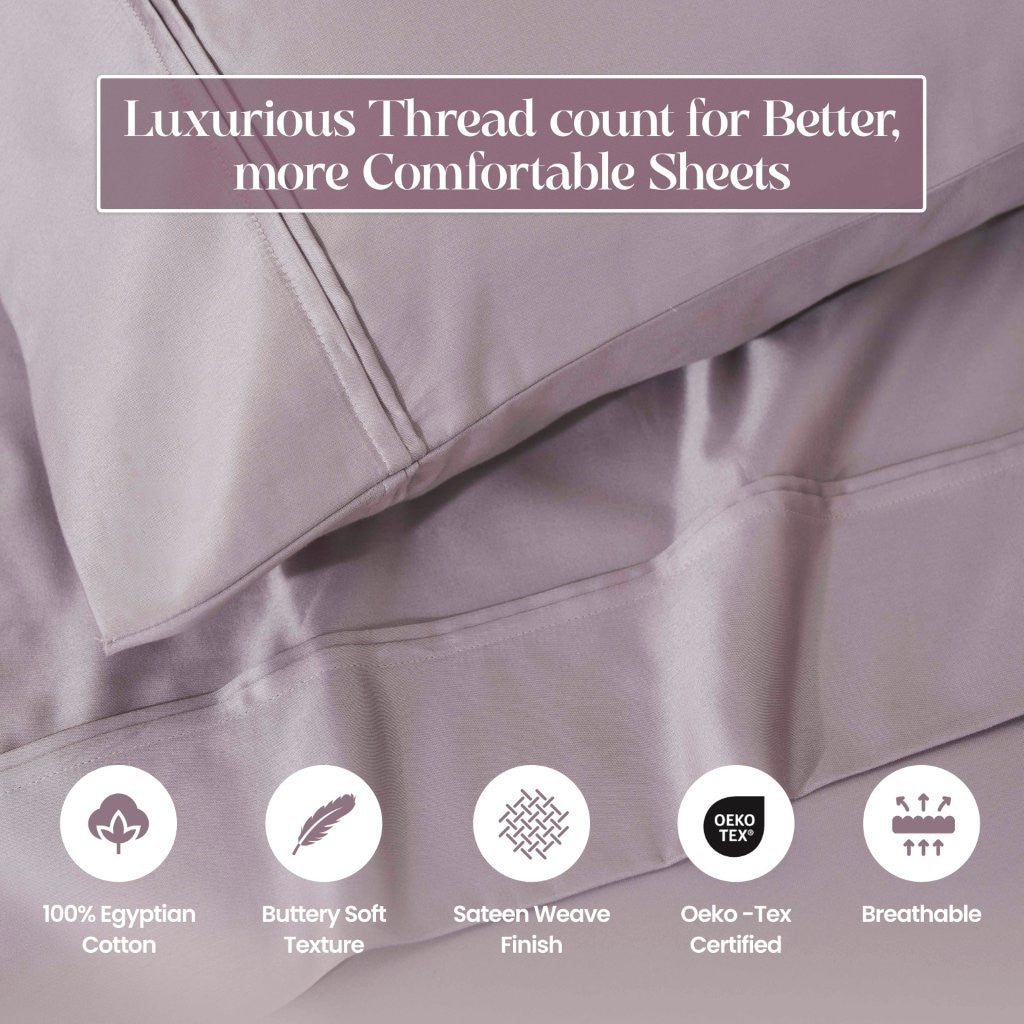 Egyptian Cotton 1200 Thread Count Eco-Friendly Solid Sheet Set - Sheet Set by Superior