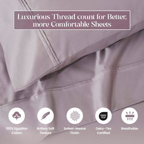 Egyptian Cotton 1200 Thread Count Eco-Friendly Solid Sheet Set - Sheet Set by Superior