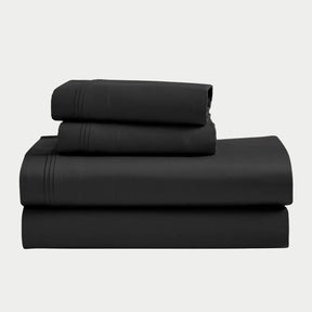 Egyptian Cotton 1500 Thread Count Eco-Friendly Solid Sheet Set Black - Sheet Set by Superior