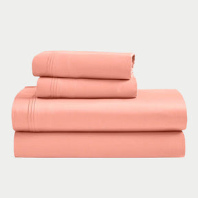 Egyptian Cotton 1500 Thread Count Eco-Friendly Solid Sheet Set Dusted Rose - Sheet Set by Superior