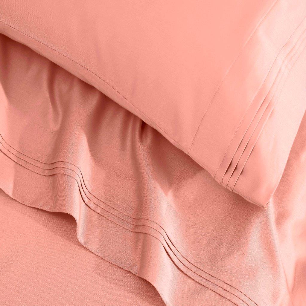 Egyptian Cotton 1500 Thread Count Eco-Friendly Solid Sheet Set Dusted Rose - Sheet Set by Superior