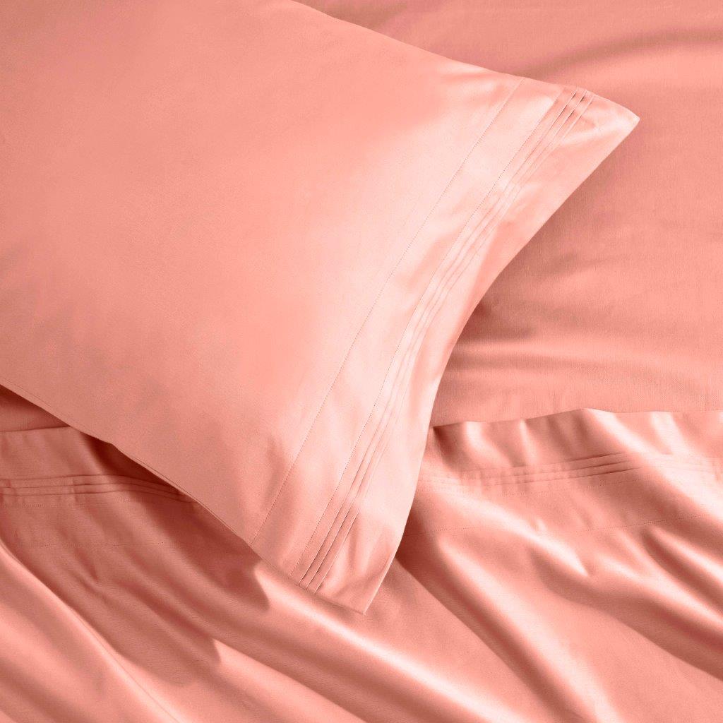 Egyptian Cotton 1500 Thread Count Eco-Friendly Solid Sheet Set Dusted Rose - Sheet Set by Superior