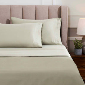 Egyptian Cotton 1500 Thread Count Eco-Friendly Solid Sheet Set Sage - Sheet Set by Superior