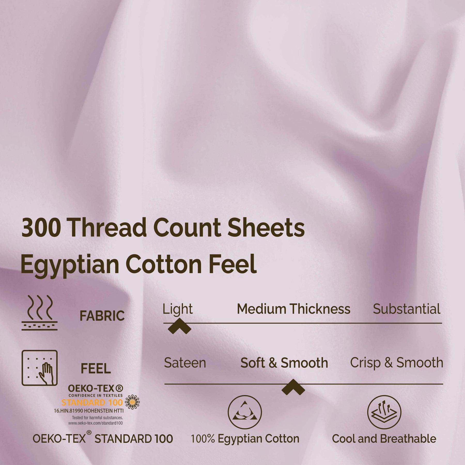 Egyptian Cotton 300 Thread Count Solid Deep Pocket Bed Sheet Set - Sheet Set by Superior