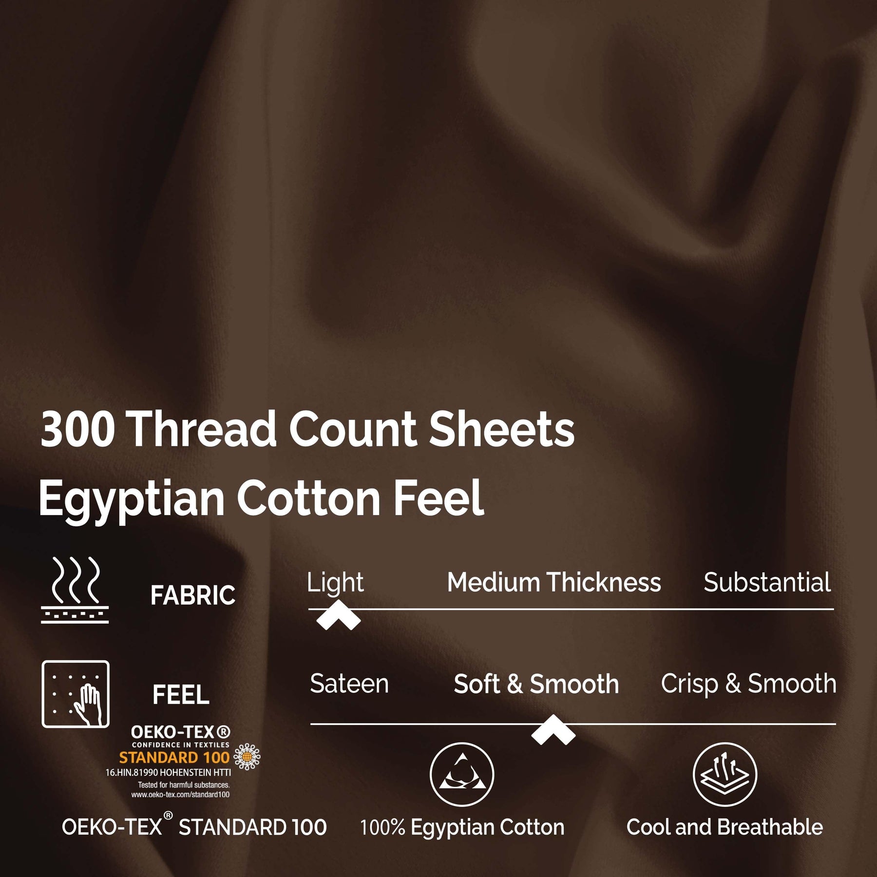 Egyptian Cotton 300 Thread Count Solid Deep Pocket Bed Sheet Set - Sheet Set by Superior