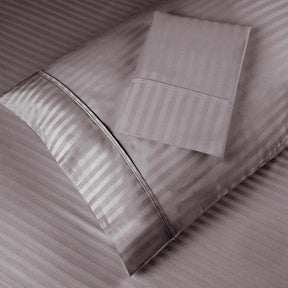 Egyptian Cotton 300 Thread Count Striped 2 Piece Pillowcase Set - Pillowcases by Superior