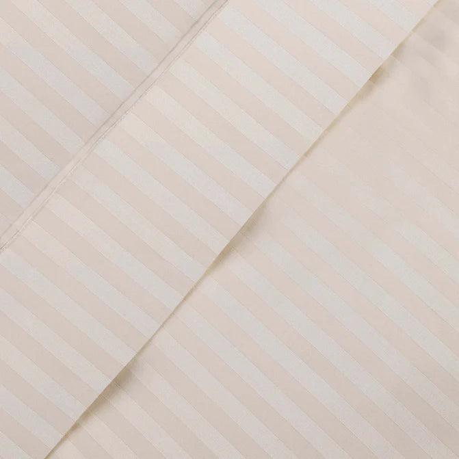 Egyptian Cotton 300 Thread Count Striped 2 Piece Pillowcase Set - Pillowcases by Superior