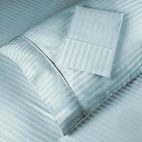 Egyptian Cotton 300 Thread Count Striped 2 Piece Pillowcase Set - Pillowcases by Superior