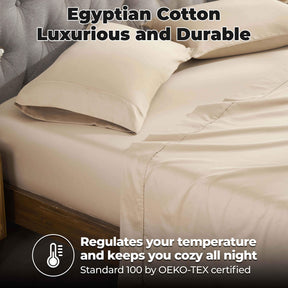 Egyptian Cotton 400 Thread Count Solid Deep Pocket Bed Sheet Set - Sheet Set by Superior