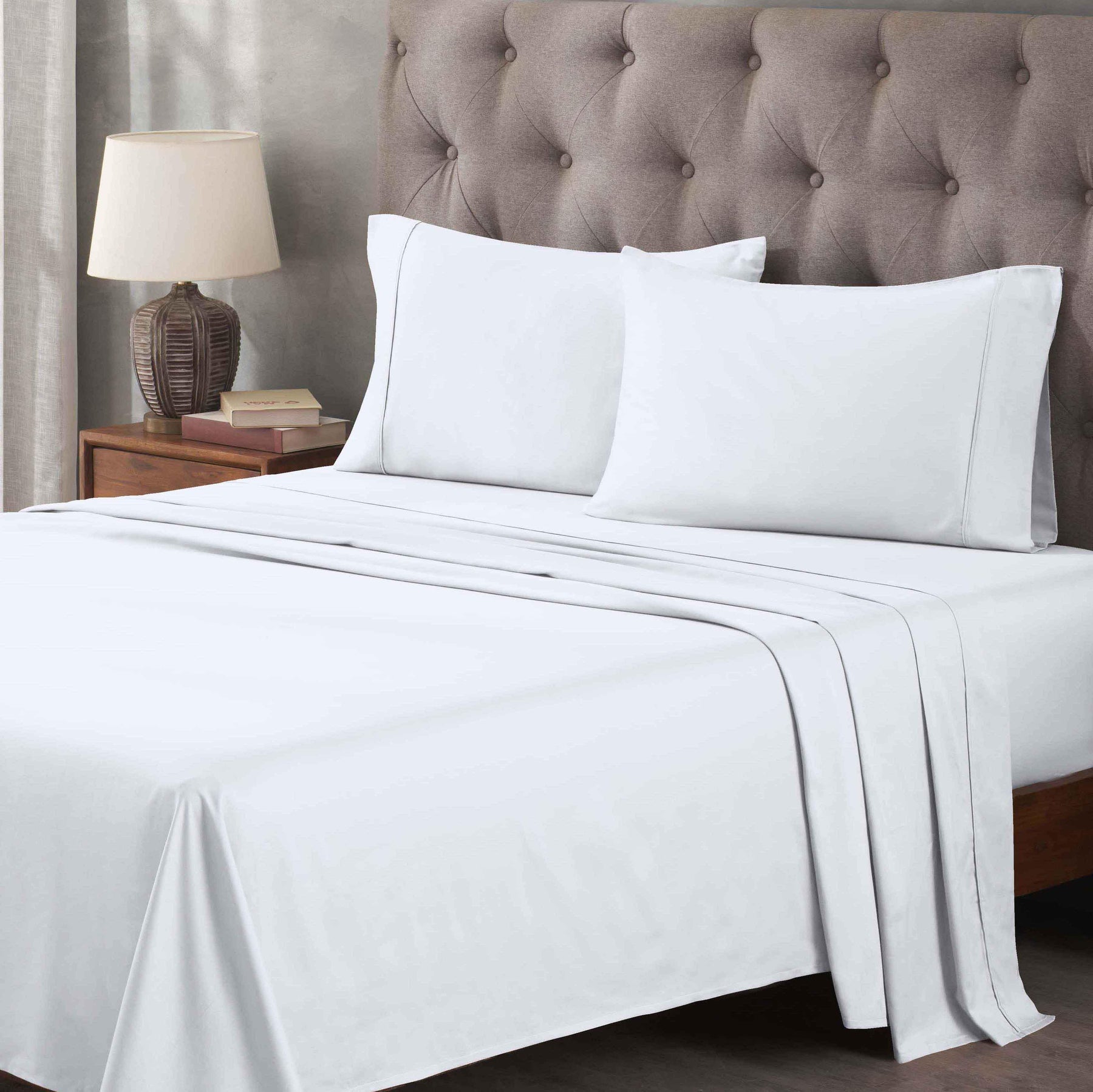 Egyptian Cotton 400 Thread Count Solid Deep Pocket Bed Sheet Set - Sheet Set by Superior