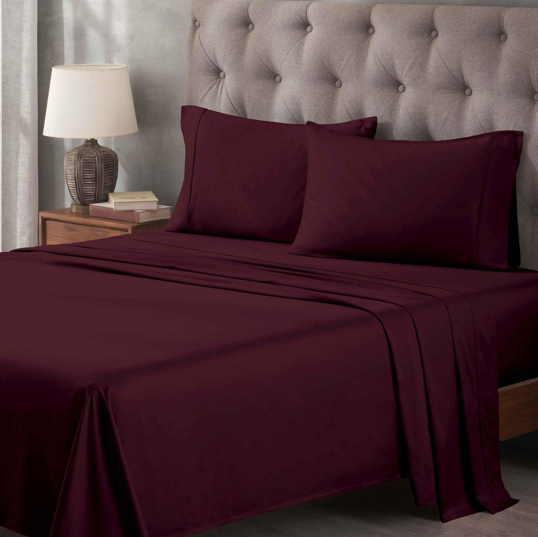 Egyptian Cotton 400 Thread Count Solid Deep Pocket Bed Sheet Set - Sheet Set by Superior