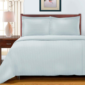 Egyptian Cotton 600 Thread Count Striped Duvet Cover Set - Duvet Cover Set by Superior