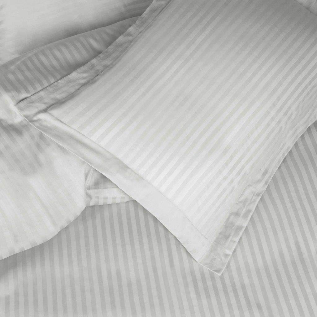 Egyptian Cotton 600 Thread Count Striped Duvet Cover Set - Duvet Cover Set by Superior