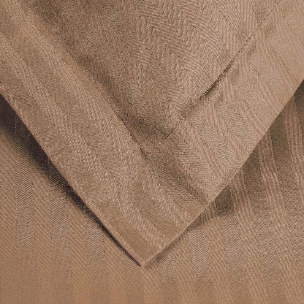 Egyptian Cotton 600 Thread Count Striped Duvet Cover Set - Duvet Cover Set by Superior