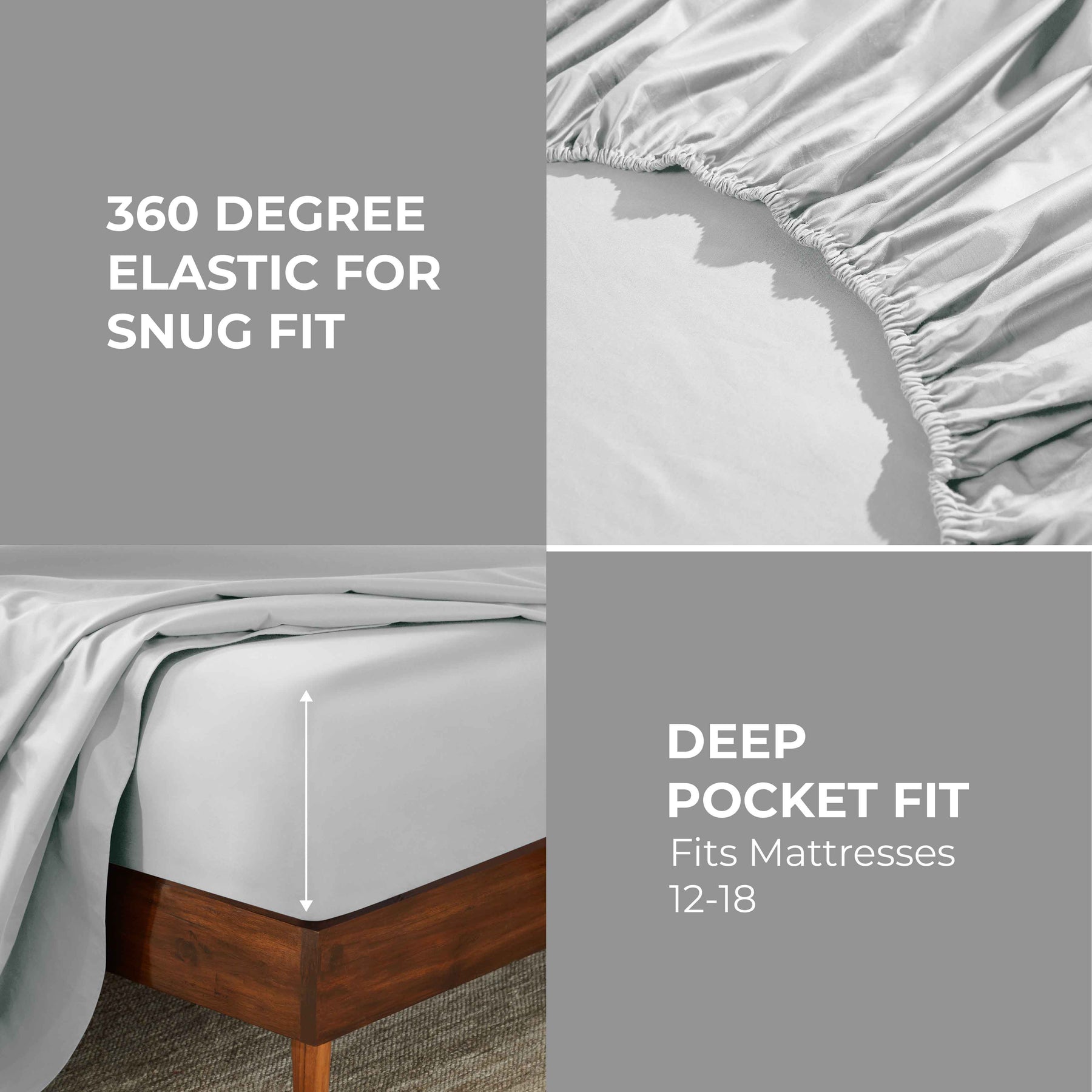 Egyptian Cotton 850 Thread Count Solid Deep Pocket Bed Sheet Set - Sheet Set by Superior